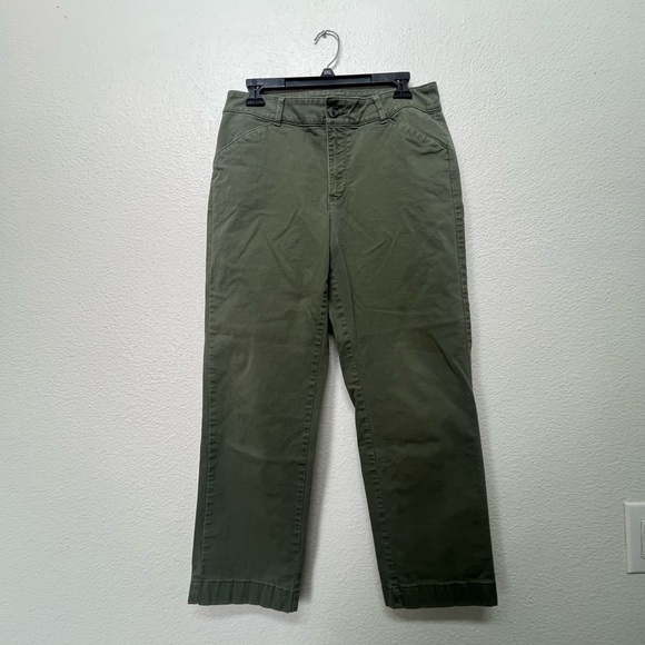 LOFT Olive Green Pants - Picture 1 of 5